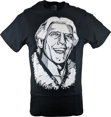 Load image into Gallery viewer, Nature Boy Ric Flair White Face Profile Mens T-shirt Sports Mem, Cards &amp; Fan Shop &gt; Fan Apparel &amp; Souvenirs &gt; Wrestling by Hybrid Tees | Extreme Wrestling Shirts
