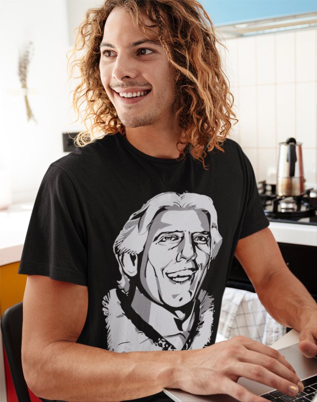 Load image into Gallery viewer, Nature Boy Ric Flair White Face Profile Mens T-shirt Sports Mem, Cards &amp; Fan Shop &gt; Fan Apparel &amp; Souvenirs &gt; Wrestling by Hybrid Tees | Extreme Wrestling Shirts
