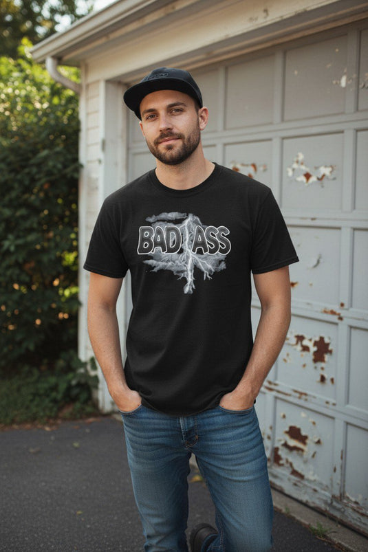 New Age Outlaws Billy Gunn Road Dogg Lightning T-shirt by EWS | Extreme Wrestling Shirts