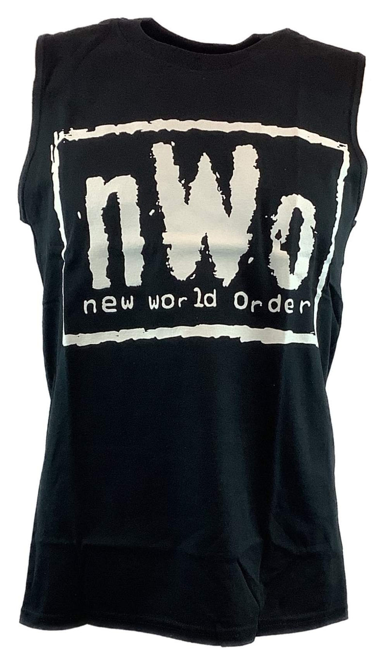 Load image into Gallery viewer, New World Order Wrestling Black Mens Sleeveless T-Shirt (Adult Sports Mem, Cards &amp; Fan Shop &gt; Fan Apparel &amp; Souvenirs &gt; Wrestling by nWo | Extreme Wrestling Shirts
