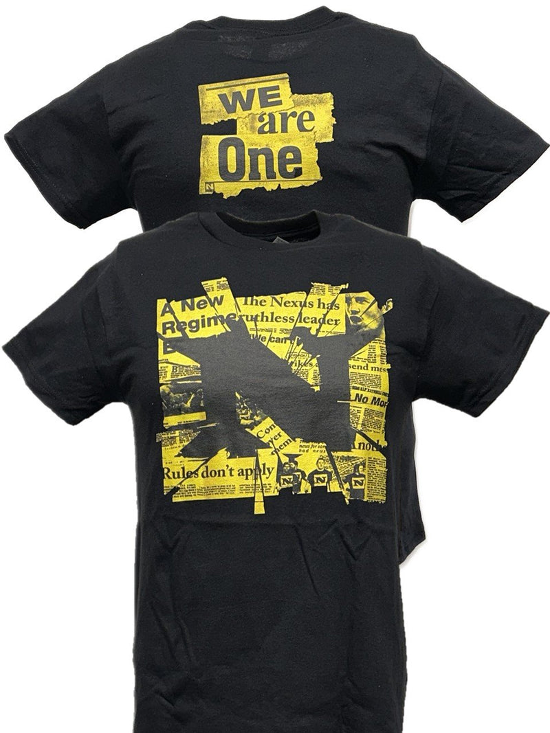 Load image into Gallery viewer, Nexus The New Regime We Are One Mens Black T-shirt by WWE | Extreme Wrestling Shirts
