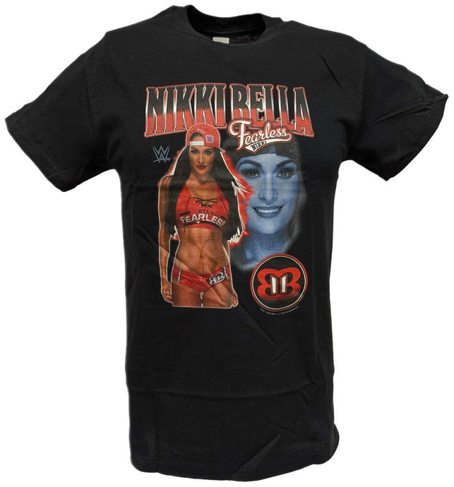 Nikki Bella Fearless Full Body Black T-shirt by EWS | Extreme Wrestling Shirts