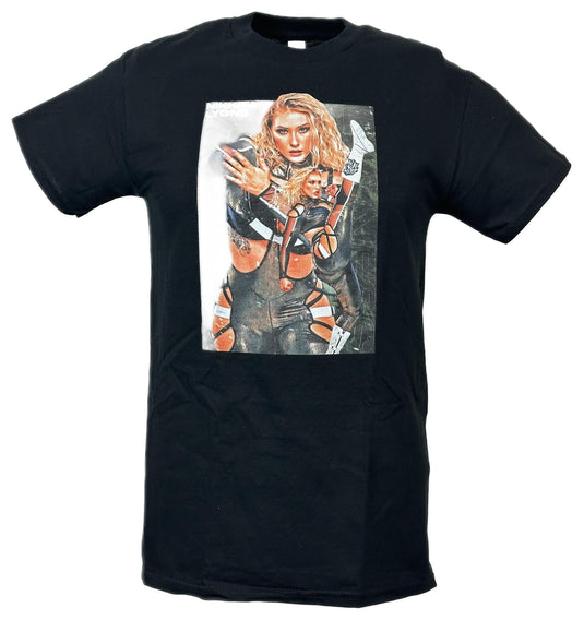 Nikkita Lyons Poster Print Black T-shirt by EWS | Extreme Wrestling Shirts