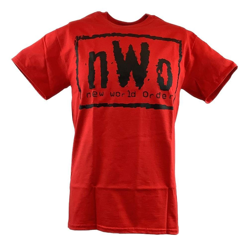 Load image into Gallery viewer, nWo Black Logo New World Order Mens Red T-shirt Sports Mem, Cards &amp; Fan Shop &gt; Fan Apparel &amp; Souvenirs &gt; Wrestling by EWS | Extreme Wrestling Shirts
