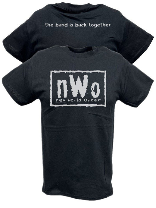 nWo New World Order Band is Back Together Black T-shirt by EWS | Extreme Wrestling Shirts