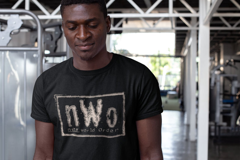 Load image into Gallery viewer, nWo New World Order Band is Back Together Black T-shirt by EWS | Extreme Wrestling Shirts
