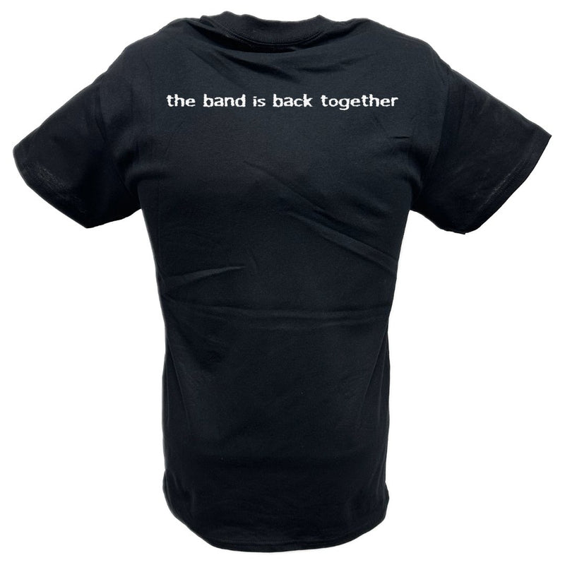Load image into Gallery viewer, nWo New World Order Band is Back Together Black T-shirt by EWS | Extreme Wrestling Shirts
