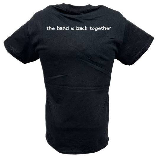 nWo New World Order Band is Back Together Black T-shirt by EWS | Extreme Wrestling Shirts
