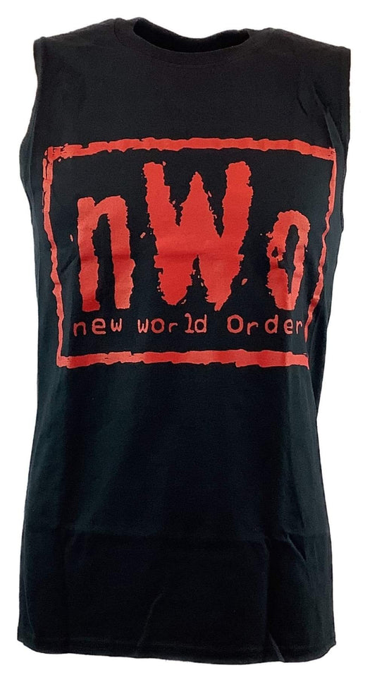 nWo New World Order Red Logo Muscle Sleeveless T-shirt New Sports Mem, Cards & Fan Shop > Fan Apparel & Souvenirs > Wrestling by EWS | Extreme Wrestling Shirts