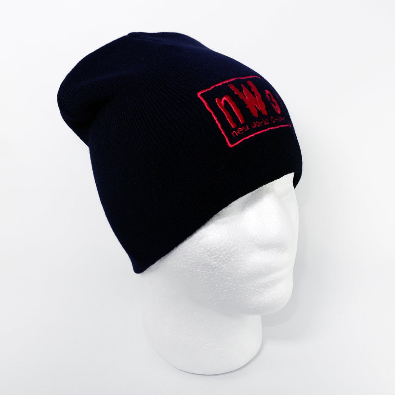 Load image into Gallery viewer, nWo New World Order Red Logo WCW Beanie Cap Hat Sports Mem, Cards &amp; Fan Shop &gt; Fan Apparel &amp; Souvenirs &gt; Wrestling by Hybrid Tees | Extreme Wrestling Shirts
