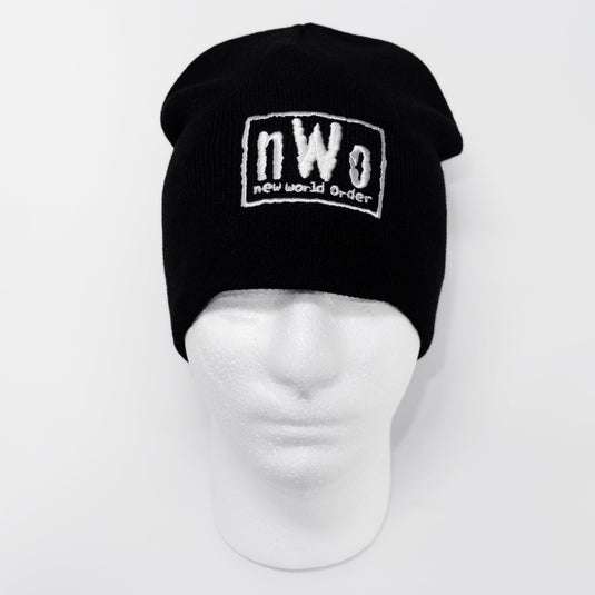 nWo New World Order White Logo WCW Beanie Cap Hat NEW Sports Mem, Cards & Fan Shop > Fan Apparel & Souvenirs > Wrestling by Hybrid Tees | Extreme Wrestling Shirts