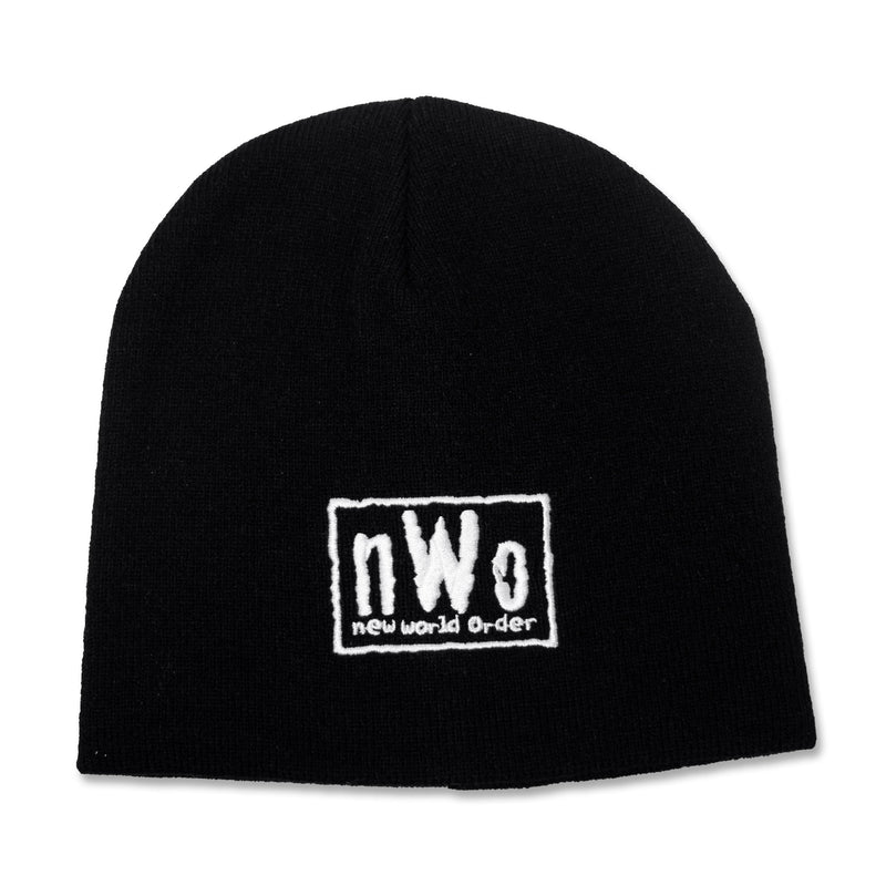 Load image into Gallery viewer, nWo New World Order White Logo WCW Beanie Cap Hat NEW Sports Mem, Cards &amp; Fan Shop &gt; Fan Apparel &amp; Souvenirs &gt; Wrestling by Hybrid Tees | Extreme Wrestling Shirts
