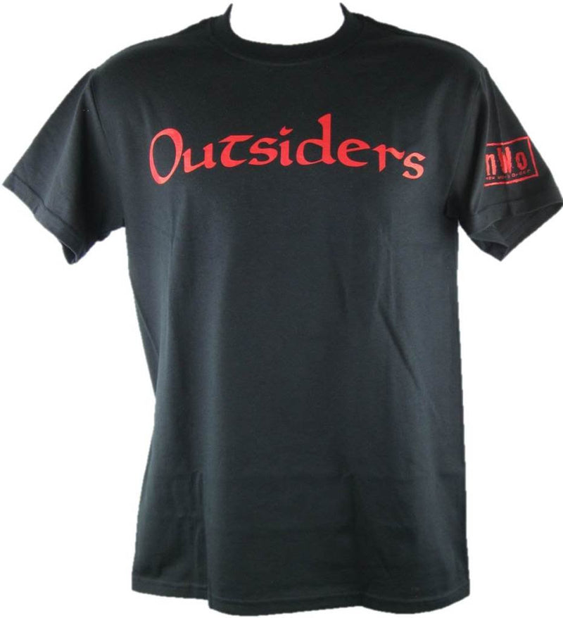 Load image into Gallery viewer, nWo Outsiders Red Logo Kevin Nash Scott Hall WCW Mens T-shirt Sports Mem, Cards &amp; Fan Shop &gt; Fan Apparel &amp; Souvenirs &gt; Wrestling by Hybrid Tees | Extreme Wrestling Shirts
