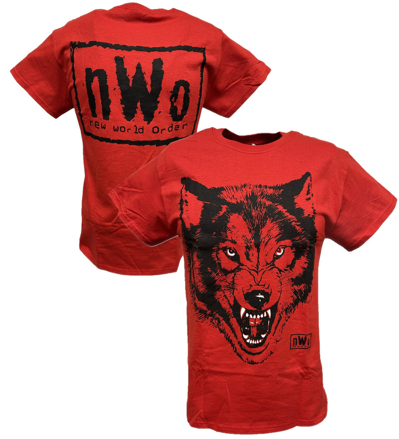 Load image into Gallery viewer, nWo Red Wolfpack New World Order Wolfpac Mens T-shirt Sports Mem, Cards &amp; Fan Shop &gt; Fan Apparel &amp; Souvenirs &gt; Wrestling by Hybrid Tees | Extreme Wrestling Shirts
