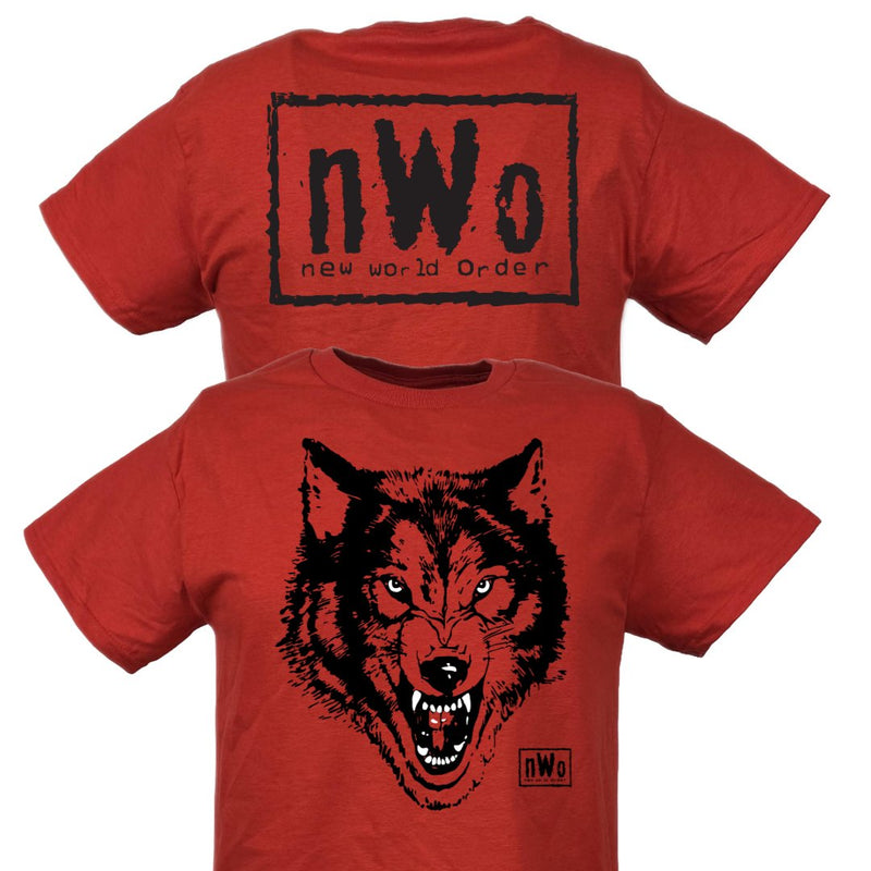 Load image into Gallery viewer, nWo Red Wolfpack New World Order Wolfpac Mens T-shirt Sports Mem, Cards &amp; Fan Shop > Fan Apparel &amp; Souvenirs > Wrestling by Hybrid Tees | Extreme Wrestling Shirts
