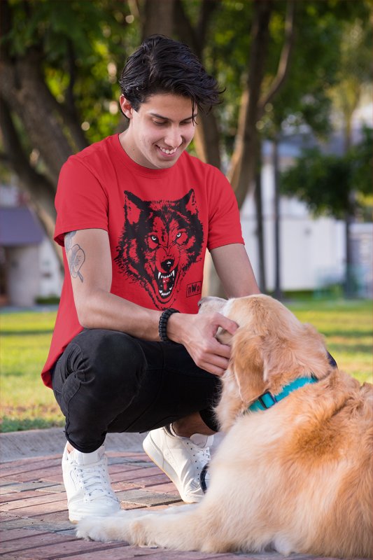 Load image into Gallery viewer, nWo Red Wolfpack New World Order Wolfpac Mens T-shirt Sports Mem, Cards &amp; Fan Shop > Fan Apparel &amp; Souvenirs > Wrestling by Hybrid Tees | Extreme Wrestling Shirts
