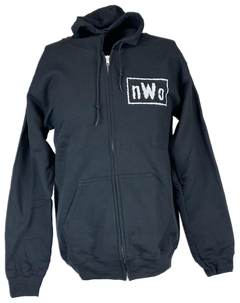 Load image into Gallery viewer, nWo Rules Bones Meant to Be Broken New World Order Black Hoody Sweatshirt by WWE | Extreme Wrestling Shirts
