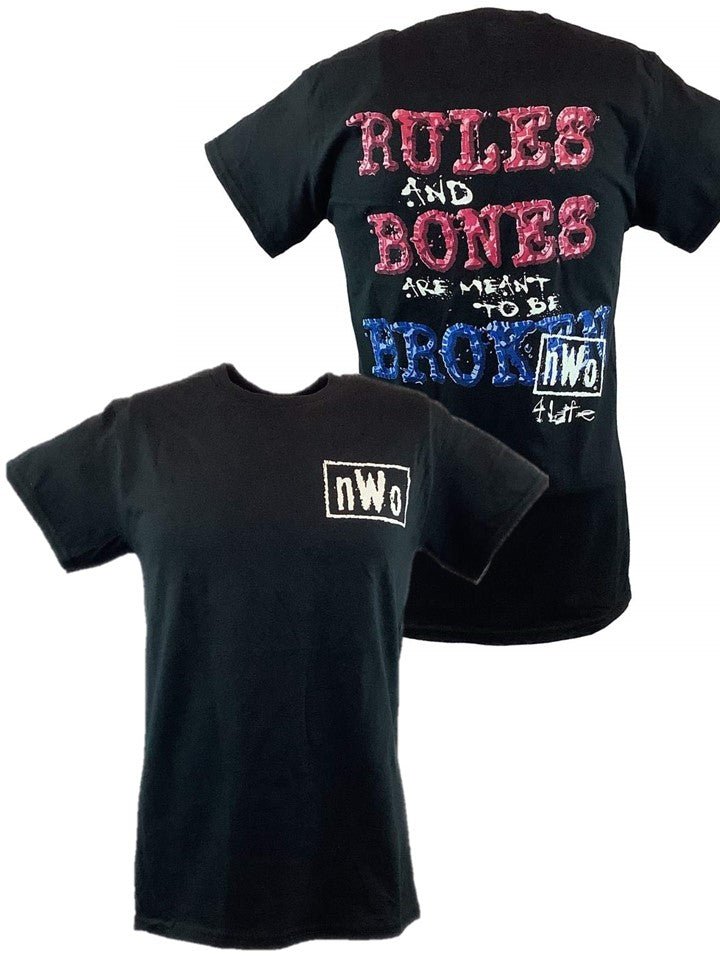 Load image into Gallery viewer, nWo Rules Bones Meant to Be Broken New World Order Mens T-shirt Sports Mem, Cards &amp; Fan Shop &gt; Fan Apparel &amp; Souvenirs &gt; Wrestling by Hybrid Tees | Extreme Wrestling Shirts
