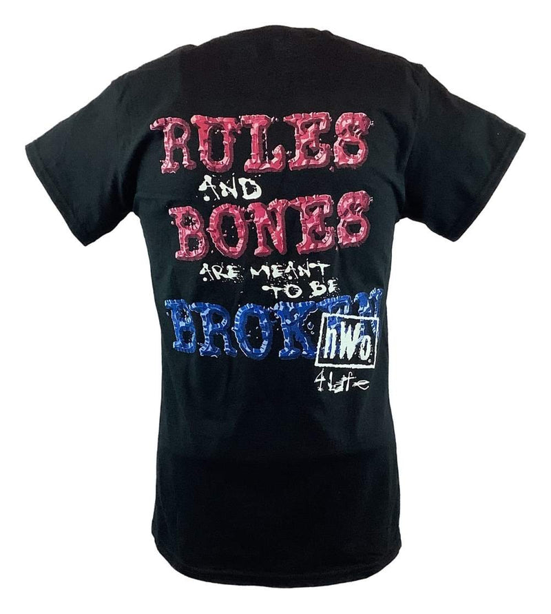 Load image into Gallery viewer, nWo Rules Bones Meant to Be Broken New World Order Mens T-shirt Sports Mem, Cards &amp; Fan Shop &gt; Fan Apparel &amp; Souvenirs &gt; Wrestling by Hybrid Tees | Extreme Wrestling Shirts
