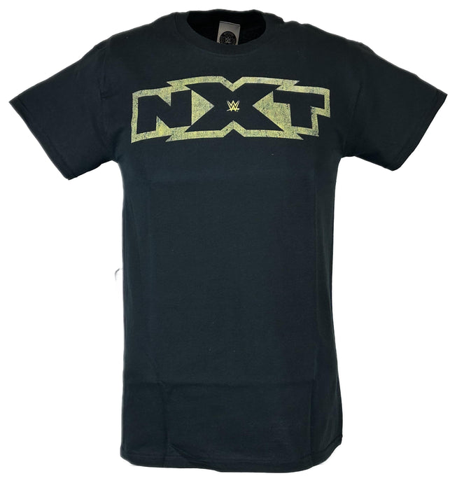 NXT Yellow Logo WWE Mens Black T-shirt Sports Mem, Cards & Fan Shop > Fan Apparel & Souvenirs > Wrestling by Freeze | Extreme Wrestling Shirts