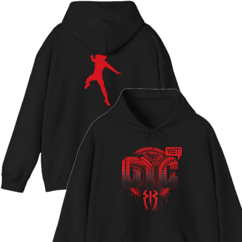 Load image into Gallery viewer, OTC Yeet Roman Reigns Jey Uso Black Hoody Sweatshirt by EWS | Extreme Wrestling Shirts
