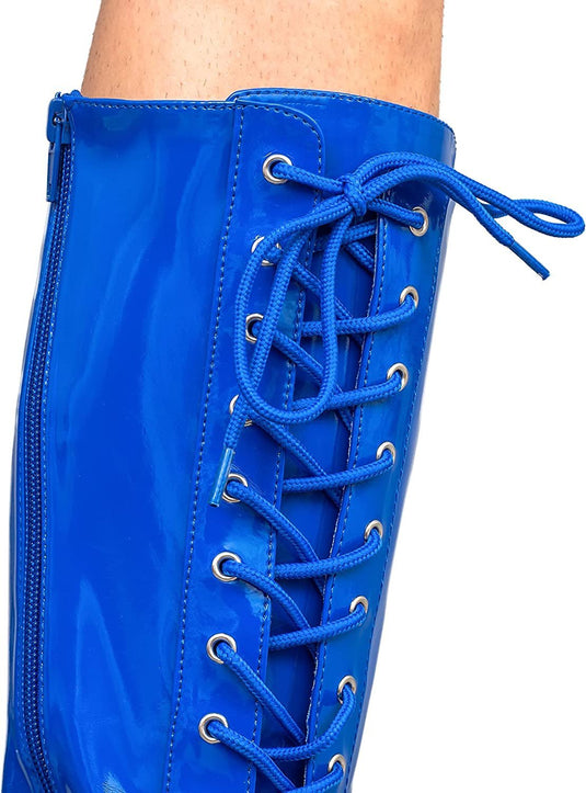 Pro Wrestling Lace-Up Costume Boots - Choice of Color by EWS | Extreme Wrestling Shirts