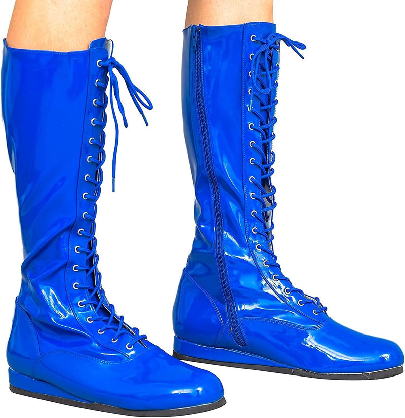 Load image into Gallery viewer, Pro Wrestling Lace-Up Costume Boots - Choice of Color by EWS | Extreme Wrestling Shirts
