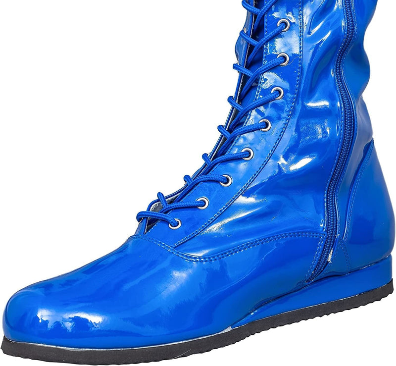 Load image into Gallery viewer, Pro Wrestling Lace-Up Costume Boots - Choice of Color by EWS | Extreme Wrestling Shirts
