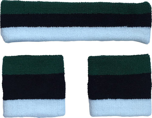 Professional Football Team Colors Headband Wristband Set by Plusshop | Extreme Wrestling Shirts