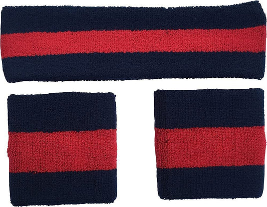 Professional Football Team Colors Headband Wristband Set by Plusshop | Extreme Wrestling Shirts