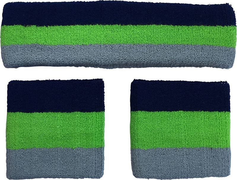 Load image into Gallery viewer, Professional Football Team Colors Headband Wristband Set by Plusshop | Extreme Wrestling Shirts
