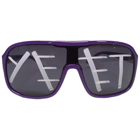 Purple Yeet Sunglasses Sports Shades for Main Event Jey Uso Costume by Extreme Wrestling Shirts | Extreme Wrestling Shirts