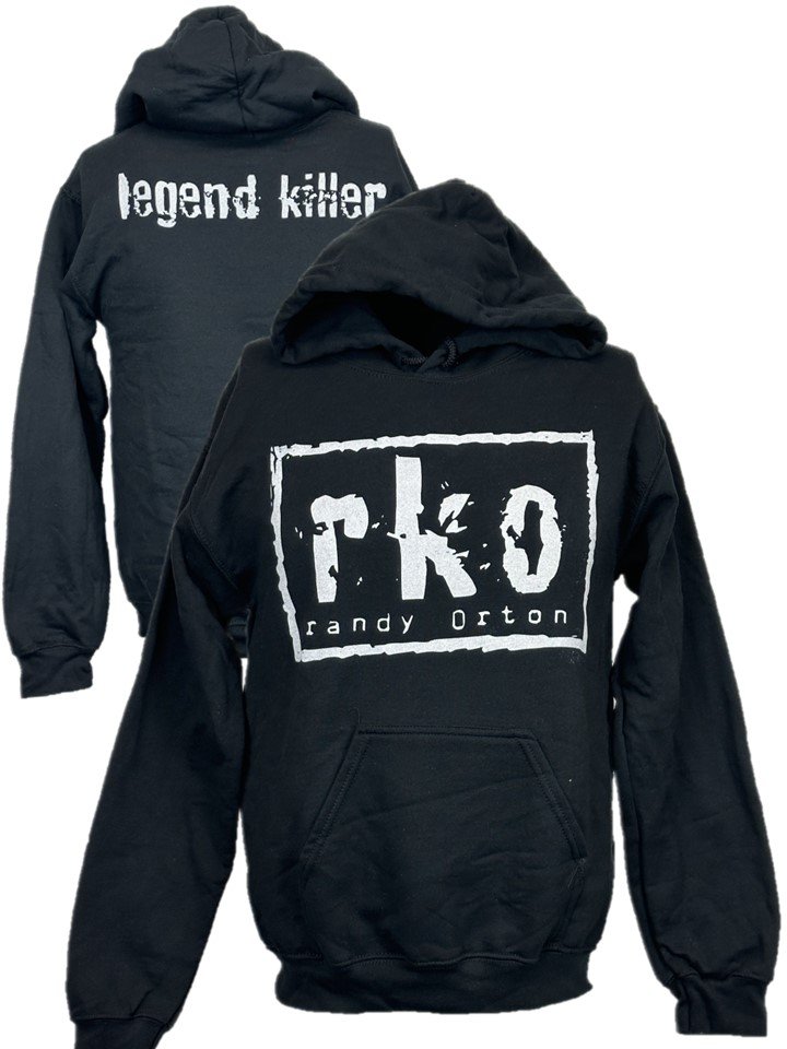 Load image into Gallery viewer, Randy Orton RKO Legend Killer Black Pullover Hoody Sweatshirt by EWS | Extreme Wrestling Shirts
