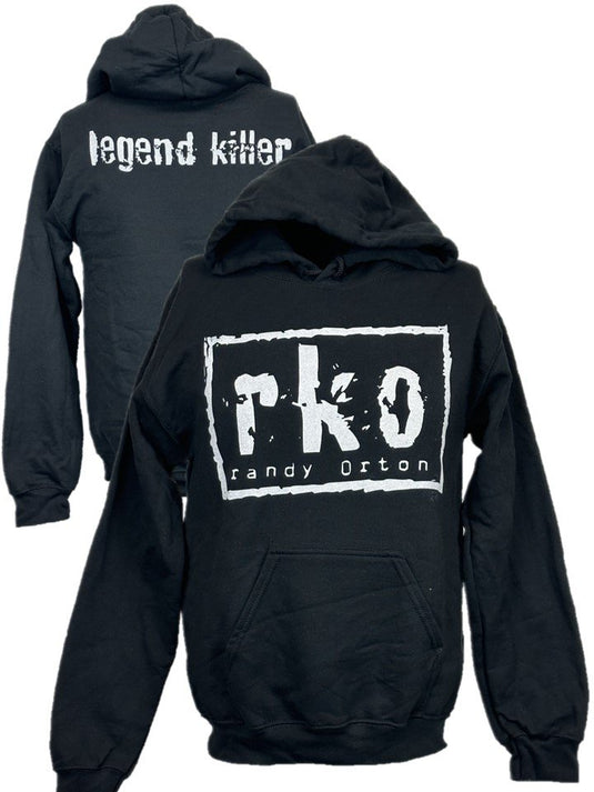 Randy Orton RKO Legend Killer Black Pullover Hoody Sweatshirt by EWS | Extreme Wrestling Shirts