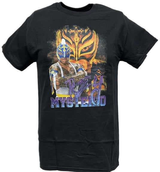 Rey Mysterio Double Dare Mens Black T-shirt by EWS | Extreme Wrestling Shirts