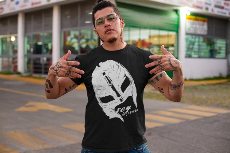 Load image into Gallery viewer, Rey Mysterio White Mask 619 Wrestling T-shirt New Sports Mem, Cards &amp; Fan Shop &gt; Fan Apparel &amp; Souvenirs &gt; Wrestling by Freeze | Extreme Wrestling Shirts
