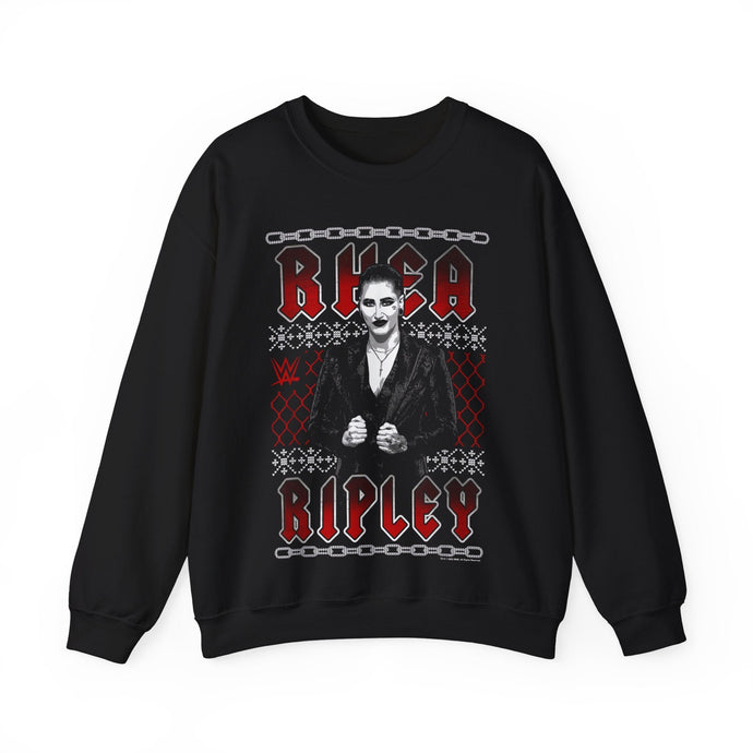 Rhea Ripley Christmas Sweater Sweatshirt by EWS | Extreme Wrestling Shirts