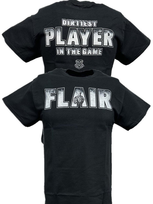 Ric Flair Dirtiest Player in The Game Mens Black T-shirt Sports Mem, Cards & Fan Shop > Fan Apparel & Souvenirs > Wrestling by EWS | Extreme Wrestling Shirts