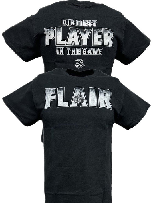 Ric Flair Dirtiest Player in The Game WWE Mens Black T-shirt Sports Mem, Cards & Fan Shop > Fan Apparel & Souvenirs > Wrestling by Freeze | Extreme Wrestling Shirts