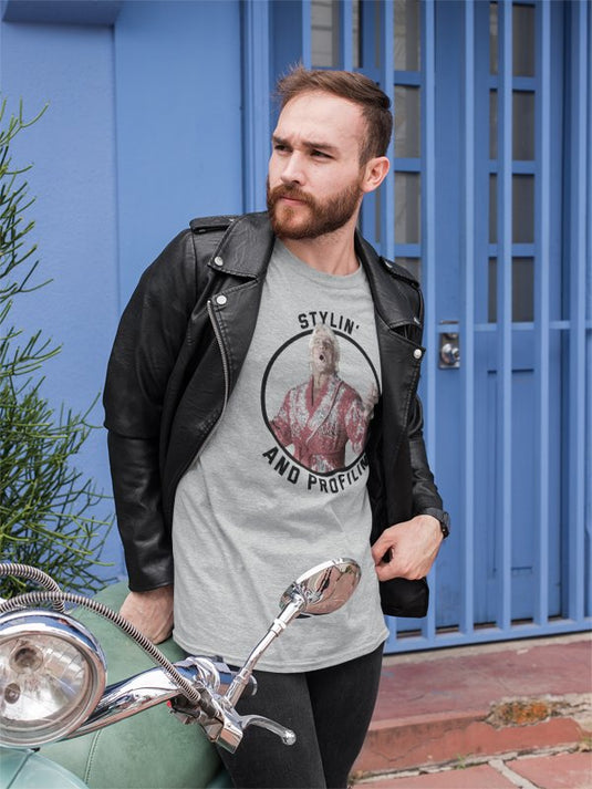 Ric Flair Gray Stylin and Profilin Mens T-shirt Sports Mem, Cards & Fan Shop > Fan Apparel & Souvenirs > Wrestling by EWS | Extreme Wrestling Shirts