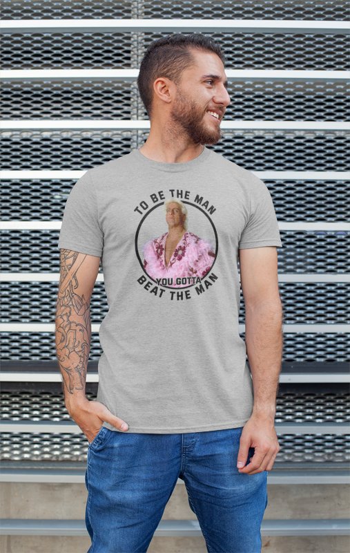 Load image into Gallery viewer, Ric Flair To Be The Man Gotta Beat Man Mens T-shirt Sports Mem, Cards &amp; Fan Shop > Fan Apparel &amp; Souvenirs > Wrestling by EWS | Extreme Wrestling Shirts
