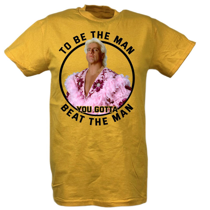 Ric Flair To Be The Man You Gotta Beat The Man T-shirt Sports Mem, Cards & Fan Shop > Fan Apparel & Souvenirs > Wrestling by EWS | Extreme Wrestling Shirts