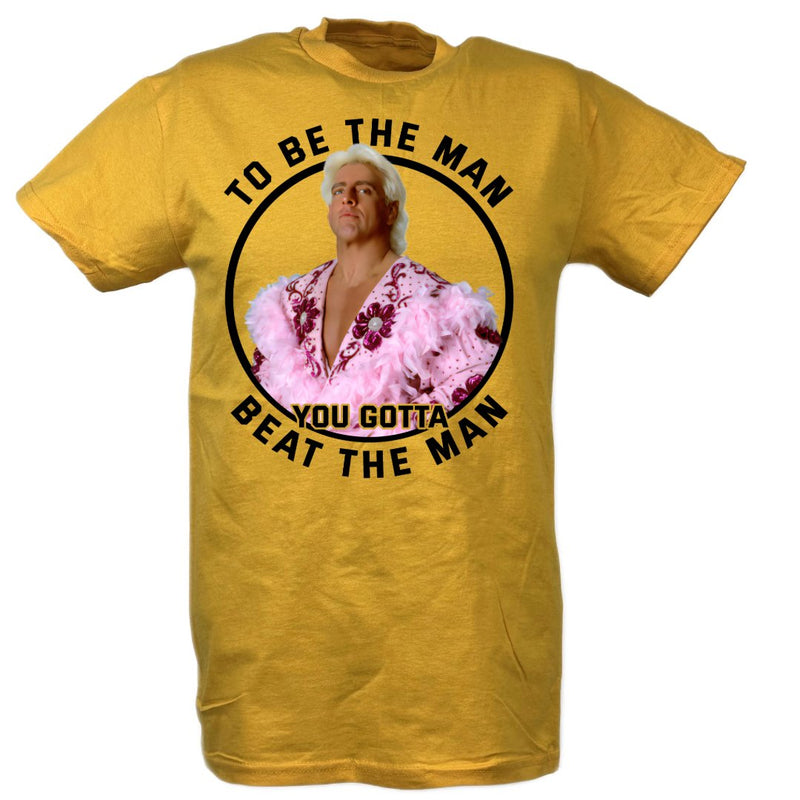 Load image into Gallery viewer, Ric Flair To Be The Man You Gotta Beat The Man T-shirt Sports Mem, Cards &amp; Fan Shop &gt; Fan Apparel &amp; Souvenirs &gt; Wrestling by EWS | Extreme Wrestling Shirts
