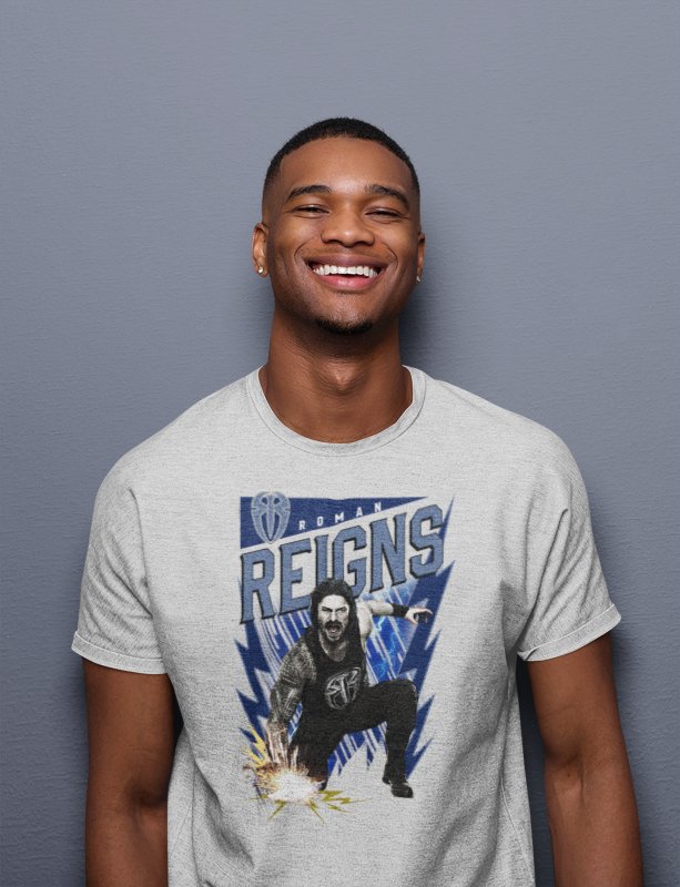 Load image into Gallery viewer, Roman Reigns Believe That Mens Gray T-shirt by EWS | Extreme Wrestling Shirts
