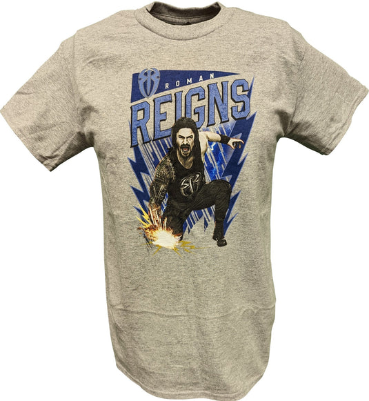 Roman Reigns Believe That WWE Authentic Mens Gray T-shirt by WWE | Extreme Wrestling Shirts