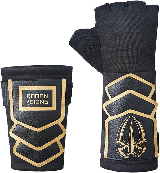 Roman Reigns Gold Logo WWE Authentic Superman Punch Glove Set by Extreme Wrestling Shirts | Extreme Wrestling Shirts