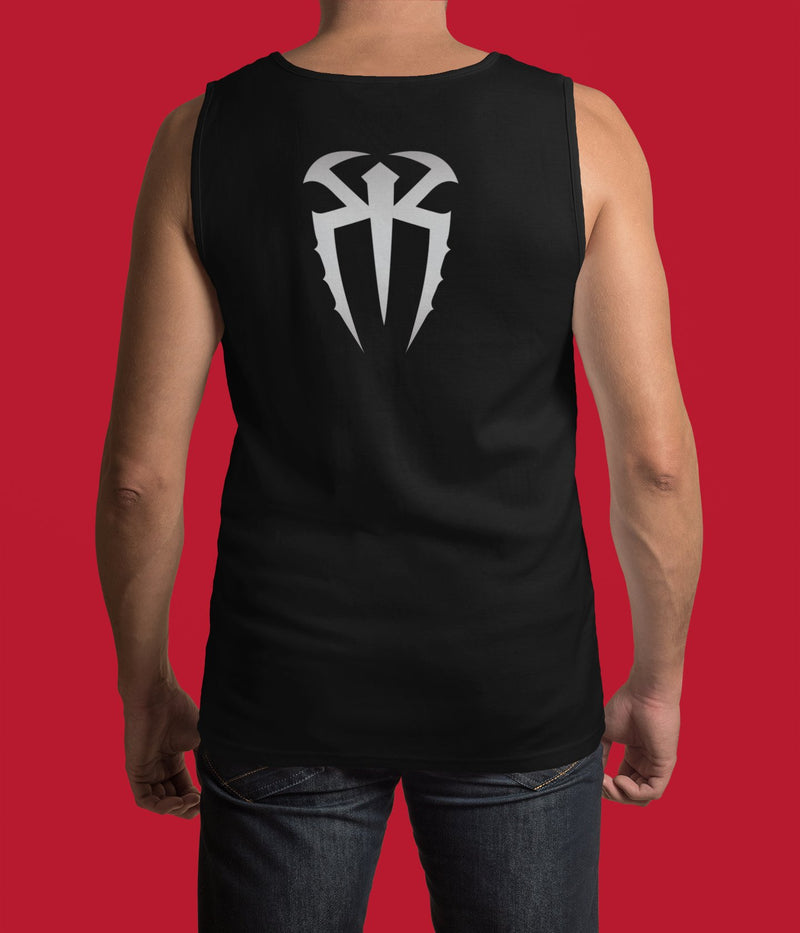 Load image into Gallery viewer, Roman Reigns Levels Above Black Sleeveless Muscle T-shirt by EWS | Extreme Wrestling Shirts
