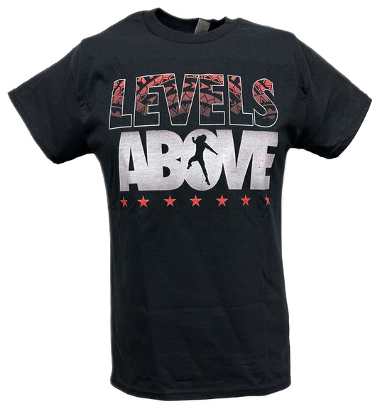 Roman Reigns Levels Above Black T-shirt by EWS | Extreme Wrestling Shirts