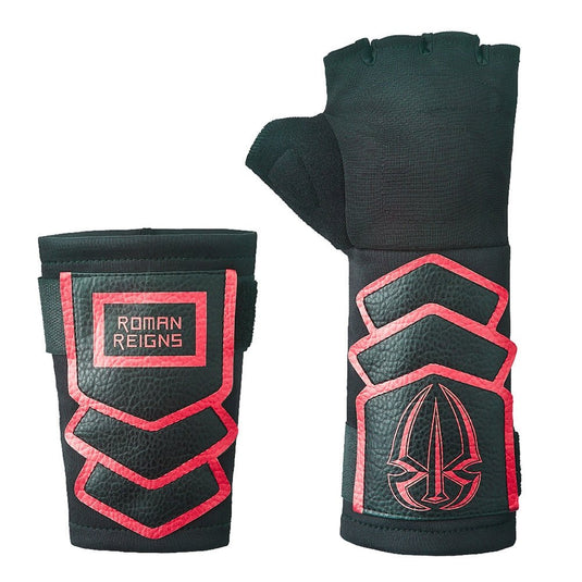 Roman Reigns Logo WWE Punch Glove Set Red Apparel by EWS | Extreme Wrestling Shirts