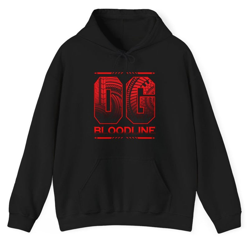 Load image into Gallery viewer, Roman Reigns OG Bloodline YEET Jey Uso Sami Zayn Black Pullover Hoody by EWS | Extreme Wrestling Shirts
